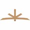 Ekena Millwork Alberta Smooth Timber Gable Bracket, Western Red Cedar, 96"W x 36"H x 3 1/2"D x 5 1/2"F, 9/12 Pitch GBW096X36X0406ALB00SWR - alternate 1
